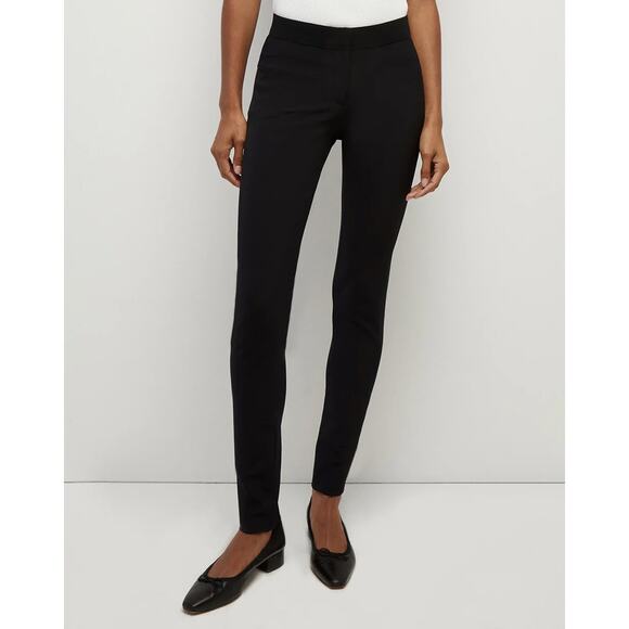 Veronica Beard Scuba Legging Pant Black Size 4 Business Dressy Slim Fit - Picture 1 of 10